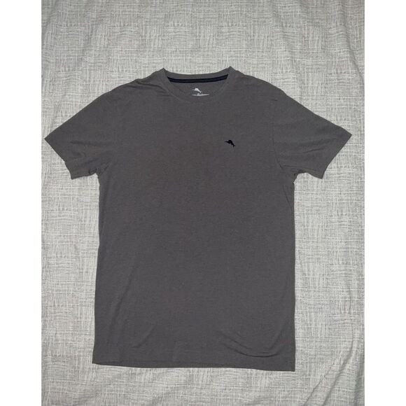 TOMMY BAHAMA Men's S/S Crew Neck Top Stretch T-Shirt‎ Gravy - Picture 1 of 6